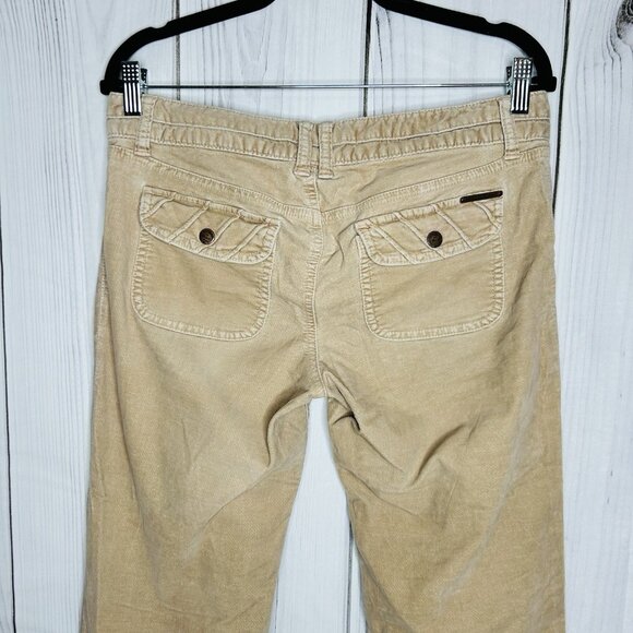 Abercrombie and Fitch Vintage Khaki Jeans Pants Sz 8 (32x31) Flare Low Rise Y2K - Picture 8 of 11
